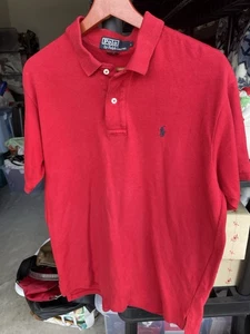 Camisa Polo Ralph Lauren Hombre Grande Roja Manga Corta Bordada Logo Clásica Poni - Imagen 1 de 6
