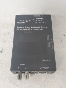 Transition Networks TR-CF-01 Token Ring Twisted Pair to Fiber Media Converter - Picture 1 of 5