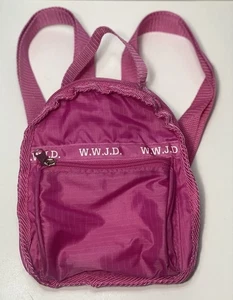 Vintage 90s WWJD Mini Backpack With Front Zippered Pocket - Picture 1 of 6