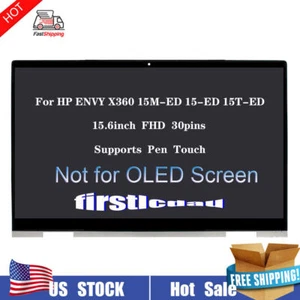 LCD Touch Screen Digitizer Assembly for HP Envy x360 15-ed 15m-ed FHD L93180-001 - Picture 1 of 3