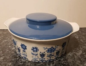 Johnson Brothers Vegetable Taureen White Tudor Blue Vintage - Picture 1 of 10