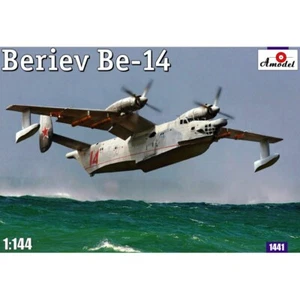 Kit de avión modelo plástico Amodel 1441 1:144 Beriev Be-14 avión de rescate soviético - Imagen 1 de 24