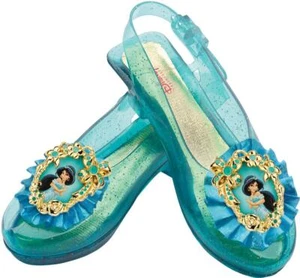 NIÑAS DISNEY JASMINE ALADDIN ZAPATOS BRILLANTES DISFRAZ VESTIDO DE JUEGO DG59288 - Imagen 1 de 1