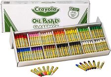 Crayola Hexagonal Non-Toxic Jumbo Oil Pastel Stick Classroom Pack, Assorted