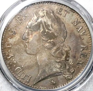 1768-A PCGS VF France Louis XV Ecu Paris Mint Crown Silver Coin (25022702C) - Picture 1 of 6