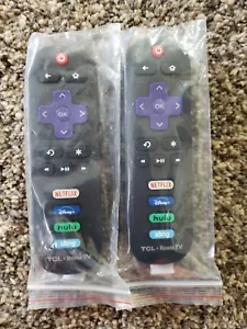 2 TCL WRC280J TV Remote Control for Netflix Hulu Sling Disney+ S431 S433 S435 - Picture 1 of 1