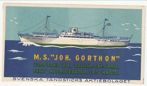 Schweden - Streichholzpaket Etikett - Bild 1 von 1