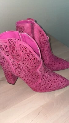 Ярко-розовые сапоги Pierre Dumas - Изображение 1 из 4