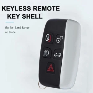 Replacement For 2011-2020 Jaguar Land Rover Smart Key Shell Case w/Hatch 5Button - Picture 1 of 5