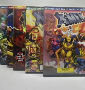 Marvel X-Men DVD Comic Book Collection Volume 1-5 (2010) *READ* - Picture 1 of 12