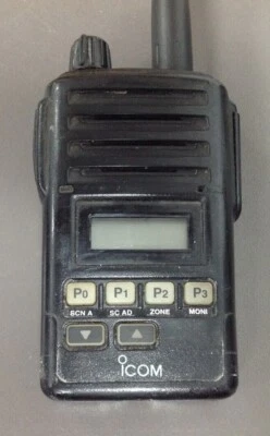 ICOM IC-F50, VHF 136-174 MHz, 4W, 128 CH, Antenna, USED BATTERY,  Programmed - Image 1 of 4