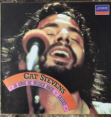 CAT STEVENS 30 AÑOS DE MUSICA ROCK SALVAT 1984 MEXICAN LP FOLK ROCK - Image 1 of 4
