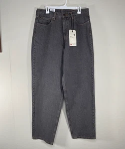 Pantalones de mezclilla Levi's Premium SKATE súper holgados para hombre 32 x 34 gris Big E Streetwear nuevos con etiquetas - Imagen 1 de 17