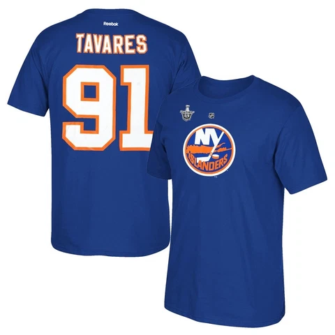 John Tavares Reebok New York Islanders Stanley Cup Playoffs Jersey T-Shirt Men's Cover