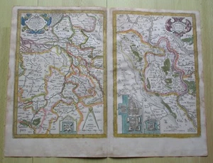 Mürs comitatus - orig. Kupferstich Karte Moers von J. MERCATOR um 1630 selten ! - Bild 1 von 1