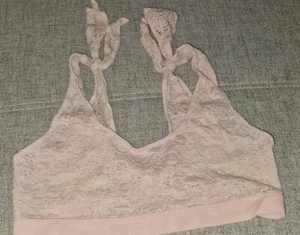 Bustier Gr. L, Rosa, Spitze, Schleifen, H&M - Bild 1 von 7