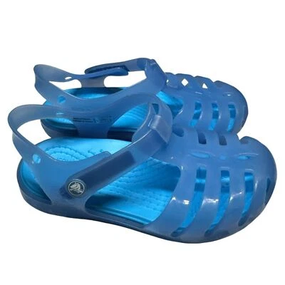 Crocs Unisex-Child Isabella Fisherman Sandal size 7 blue - Image 1 of 4
