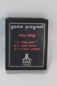 Star Ship Atari 2600 Used Tested Video Game CX2603 Retro Space Shooter Game - Picture 1 of 4