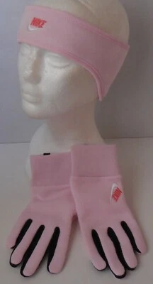 Conjunto de tiara e luvas de treinamento Nike Club fleece menina juventude médio - Imagem 1 de 4