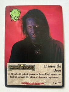 Lazarus the Drow Spellfire The Underdark Ultra Rare UR 1/25 TSR - Foto 1 di 2