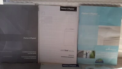 Fisher & Paykel Owner's Manual EcoSmart Washer/Smartload Dryer Set of 5+CD used - Image 1 of 4