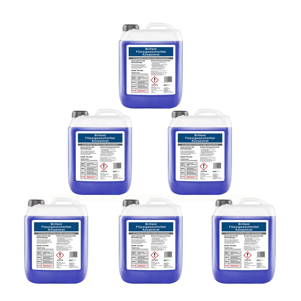 60 Liter Brillant Flüssigwaschmittel hoch konzentriertes Gel - Bild 1 von 1