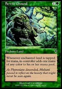*MRM* FR/VF 4x Terrain Fertile - Fertile Ground MTG INV - Picture 1 of 1