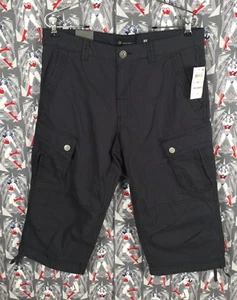 Neu mit Etikett Inc International Concepts Damen-Caprihose normale Passform dunkle Blei Größe 32 - Bild 1 von 9
