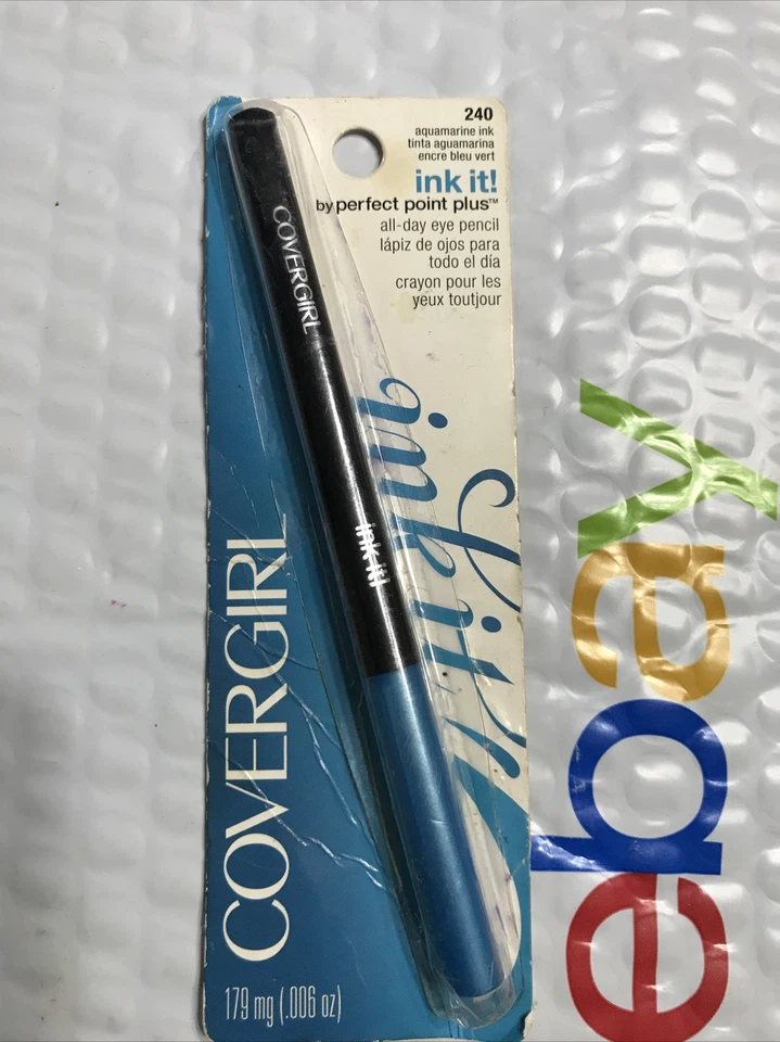 5x COVERGIRL Point Plus Eye Pencil 240 Aquamarine Ink It Eyeliner