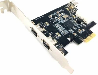 PCI-Express To Firewire 800 IEEE1394B 2+1 ports TI XIO2213 Video Capture Card - Image 1 of 4