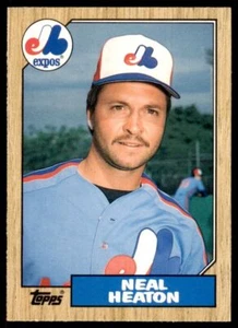 1987 Topps Traded Neal Heaton Baseball Cards #45T - Picture 1 of 2