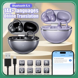 Wireless Translation Earbuds 144+ Languages Real Time Voice Translator Earbuds - Picture 1 of 18