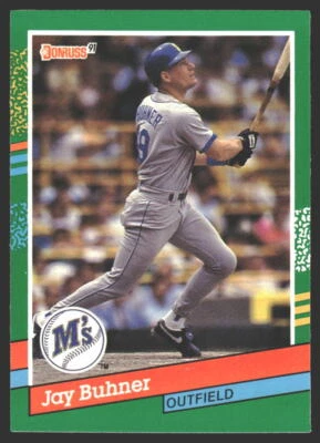 Jay Buhner #509a 1991 Donruss Seattle Mariners - Image 1 of 2