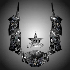Polaris RZR 4 1000 XP Wrap Graphics Decal W OEM Door Inserts Guardian Black - Picture 1 of 1