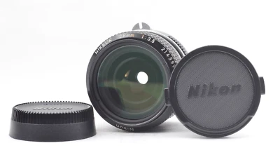 【Top Mint】Nikon NIKKOR 28mm f/3.5 Non-Ai Wide Angle Prime Lens From Japan #1481 - Image 1 of 4