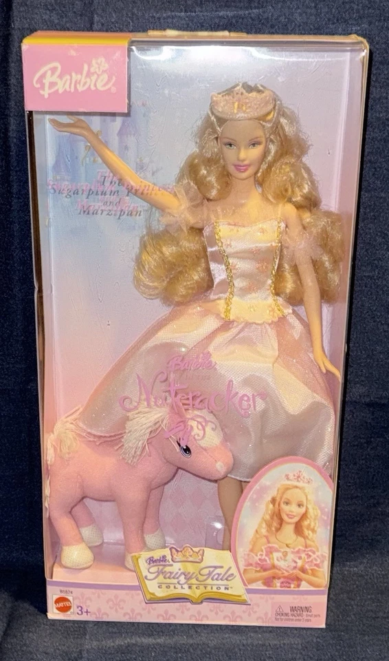 Muñeca Barbie Cascanueces Fantasy Tales 2003 vintage con caballo en caja original Foto 1 de 4