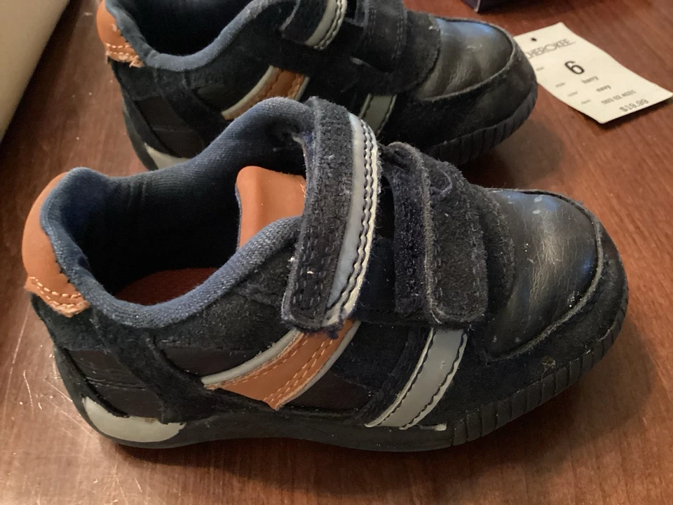 Cherokee Toddler Shoes Size 6 Harry Navy - Image 1 of 4