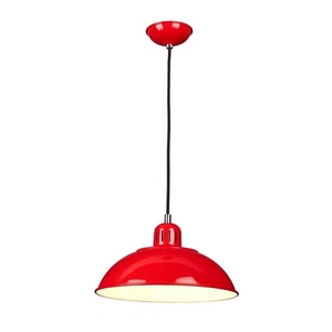 Elstead Lighting Franklin 1 Light Red Ceiling Pendant Light - Ex Display - Picture 1 of 10