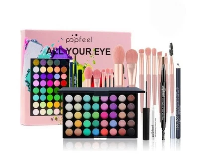 All in One Makeup Set Kit for Women/Girls/Teens - 40 Eyeshadows/Mascara/Brushes. - Image 1 of 4