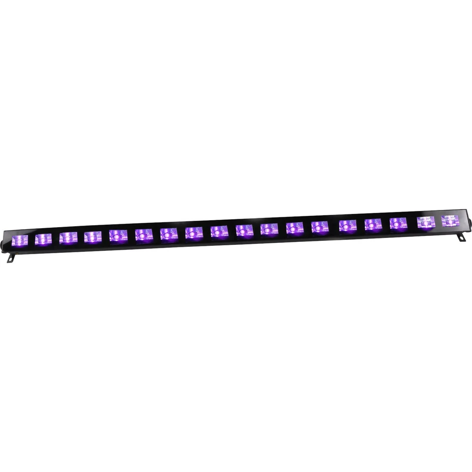 IBIZA LED-UVBAR18 UV Schwarzlicht LEISTE 18x3W PARTY DISCO CLUB DEKO MUSIK DJ - Bild 1 von 1