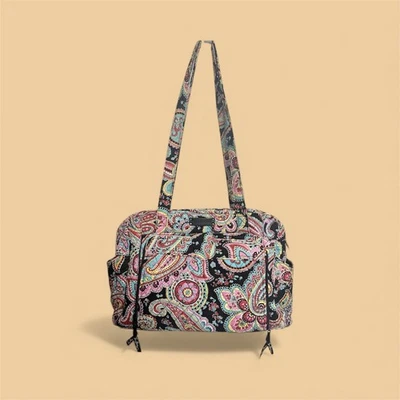 Bolso de fin de semana Vera Bradley patrón cachemir parisino. Foto 1 de 4