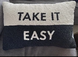 Kate Spade New York x Target Take it Easy Beaded Lumbar Pillow 12” X 18” New - Picture 1 of 5