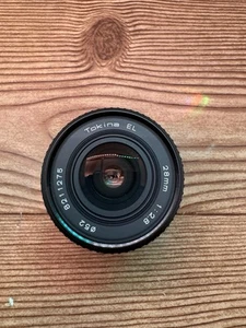 Vintage Tokina EL 28mm f2.8 Lens Japan Made Wide Angle Manual Focus Untested - Picture 1 of 6