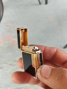 S.T. Dupont Ligne 1 black Lighter – Serviced – Vintage France – 100% Genuine - Picture 1 of 4