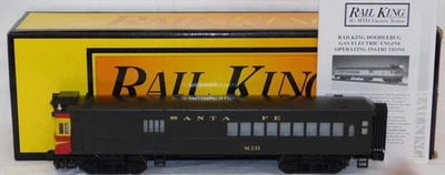 MTH 30-2135-0 Santa Fe Doodlebug M-131 Gas Electric engine w/ sound ATSF Works O - Image 1 of 3
