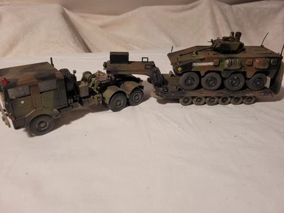 master fighter 1/48 PORTE CHAR AVEC BLINDE BON ETAT - Photo 1/4