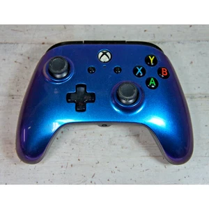 PowerA Enhanced Wired Controller 1506933-02 Cosmos Nebula Blue NO CABLE - Picture 1 of 7