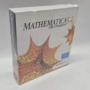 Wolfram Research Mathematica 5.2 For Students Educational Software NEW SEALED - Picture 1 of 4