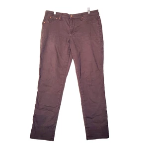 Pantalones elásticos de mezclilla marrón azul Canyon River para mujer talla 16 pierna recta - Imagen 1 de 5