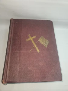 Antique Catholic Church in America History - The Cross and the Flag -- 1900 HC - Picture 1 of 5